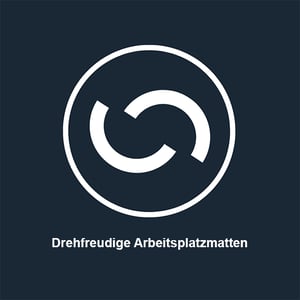 Drehfreudige Arbeitsplatzmatte - ERGOLASTEC